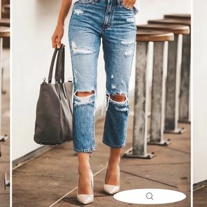 Vici Tried + True Vintage High Rise Denim jeans 5/26 NWT